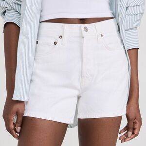 White Agolde Parker Long Shorts Size 26